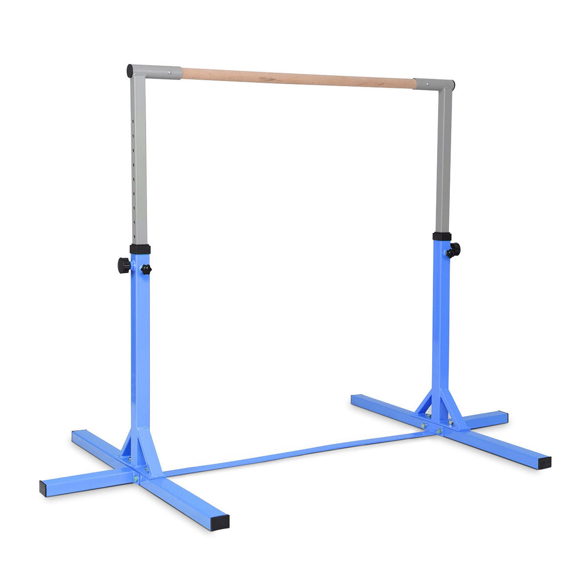 Adjustable Gymnastics Bar Horizontal Bar for Kids-Blue Kids Crystal
