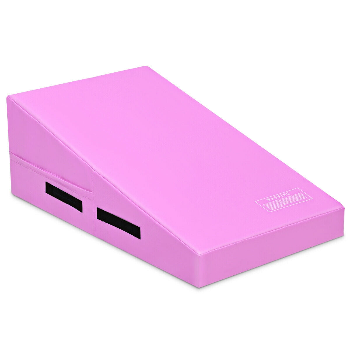 Incline Gymnastics Mat Wedge Ramp for Tumbling Exercise-Pink Kids Crystal