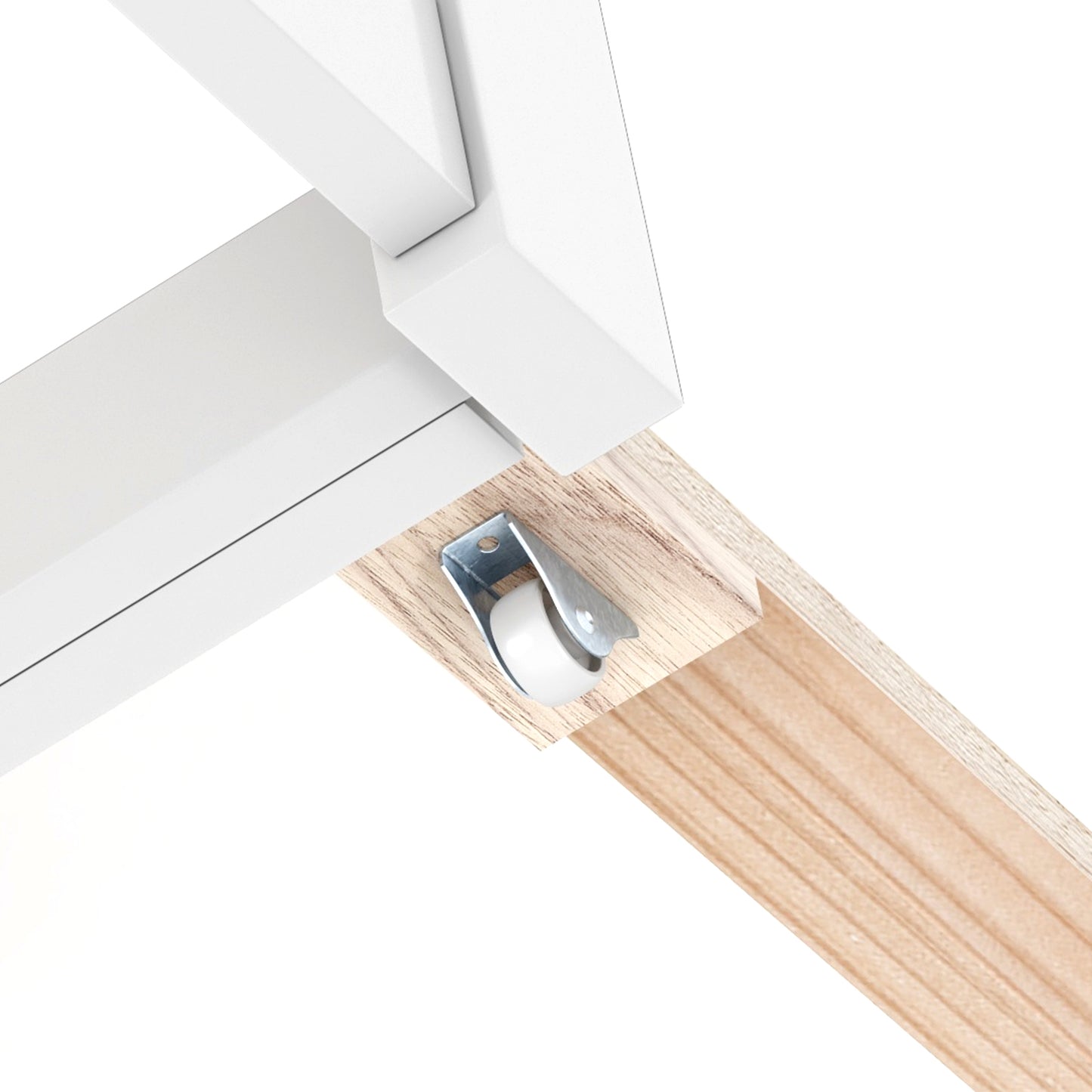 Twin/Full Kids Wooden Platform Bed with Trundle Storage Headboard-Twin Size Kids Crystal