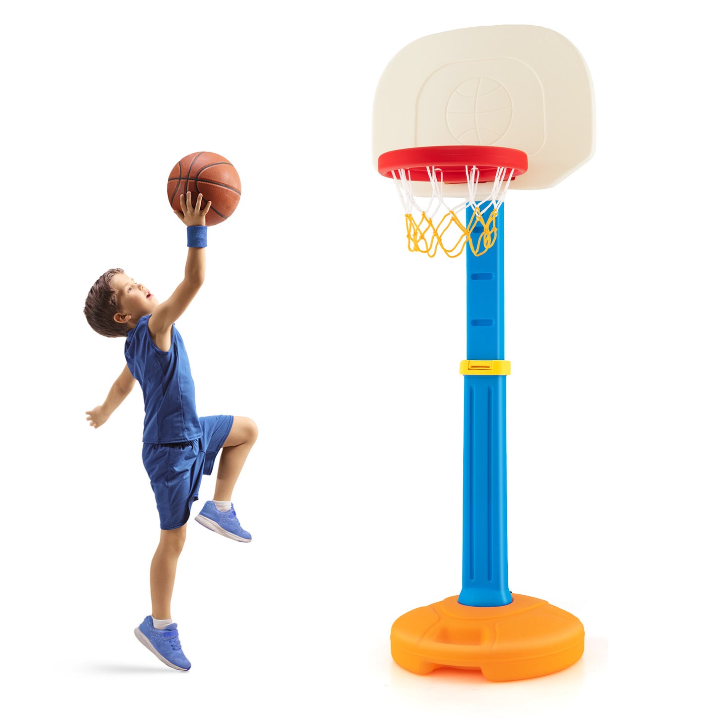 Kids Children Basketball Hoop Stand Kids Crystal