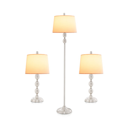 3-Piece Table and Floor Lamp Set
