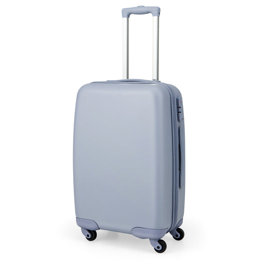 Hardside Luggage with Spinner Wheels with TSA Lock and Height Adjustable Handle-Blue Kids Crystal