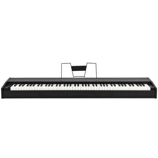 88-Key Full Size Digital Piano Weighted Keyboard with Sustain Pedal-Black Kids Crystal