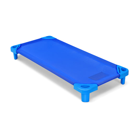 Pack of 4 Colorful Kids Stackable Naptime Cot Kids Crystal