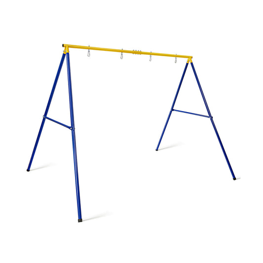 660 LBS Extra-Large A-Shaped Swing Stand with Anti-Slip Footpads (Without Seat)-Yellow Kids Crystal