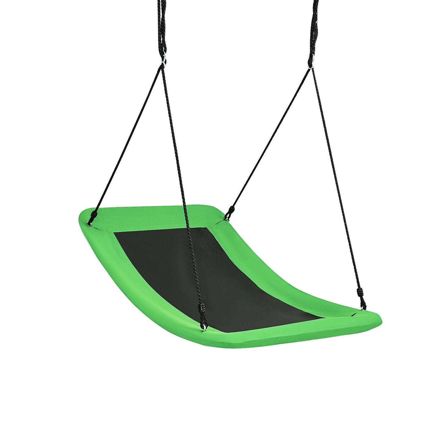 700lb Giant 60 Inch Platform Tree Swing for Kids and Adults-Green Kids Crystal