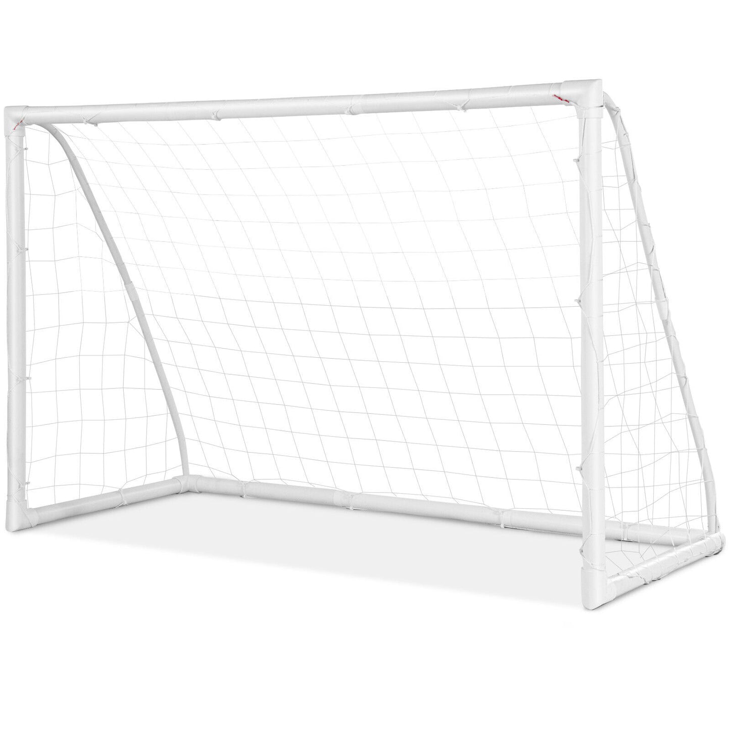 6 x 4 Feet Soccer Goal with Strong UPVC Frame Kids Crystal