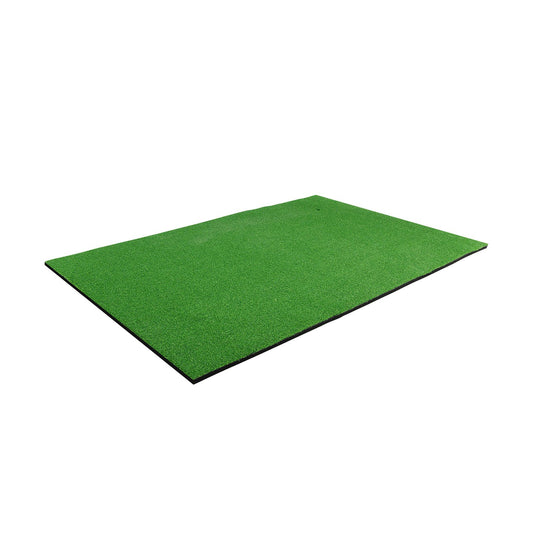 5 x 3 Feet Standard Real Feel Golf Practice Hitting Mat with Synthetic Turf and 3 Tees Kids Crystal