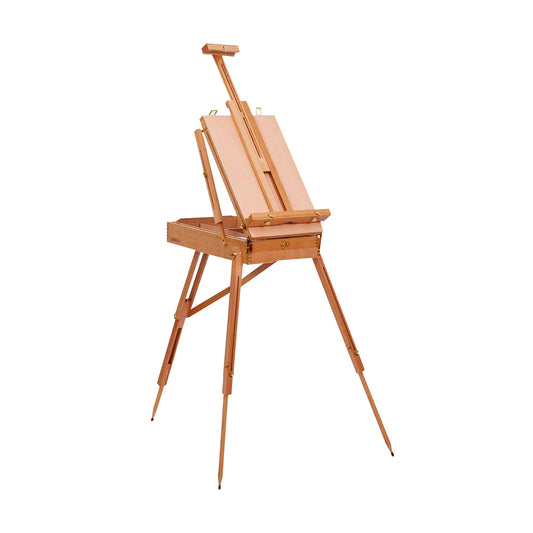 Tripod Folding French Wooden Easel with Sketch Box Kids Crystal