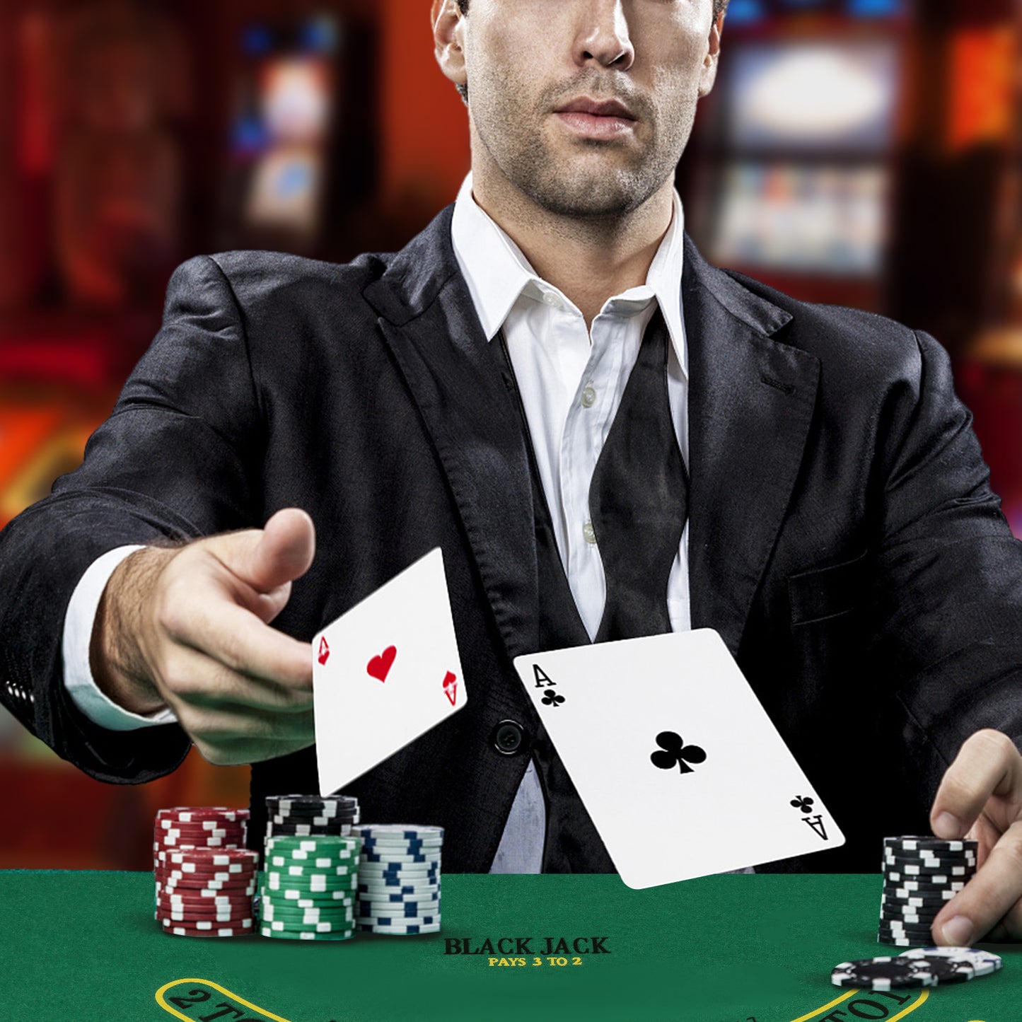 14 Gram Poker Chips 300 Pieces Casino Poker Chip Set-Black Kids Crystal