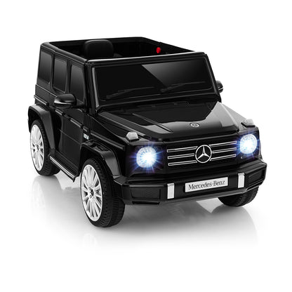 12V Battery Powered Licensed Mercedes-Benz G500 Kids Ride-on Car-Black