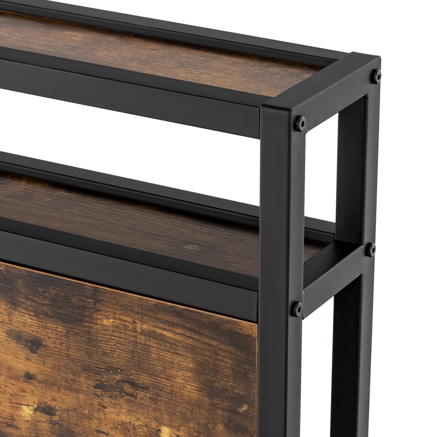 Twin/Full/Queen Bed Frame with Storage Headboard and Charging Station-Full Size Kids Crystal