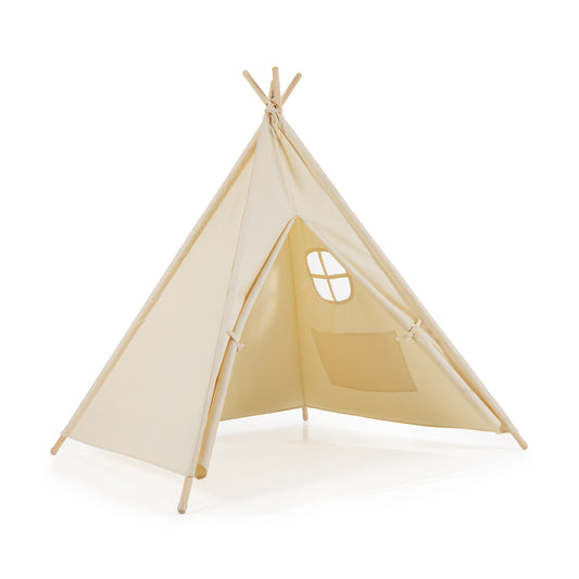 Foldable Kids Canvas Teepee Play Tent Kids Crystal