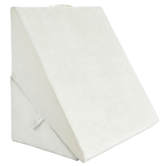 Adjustable Memory Foam Reading Sleep Back Support Pillow-White Kids Crystal