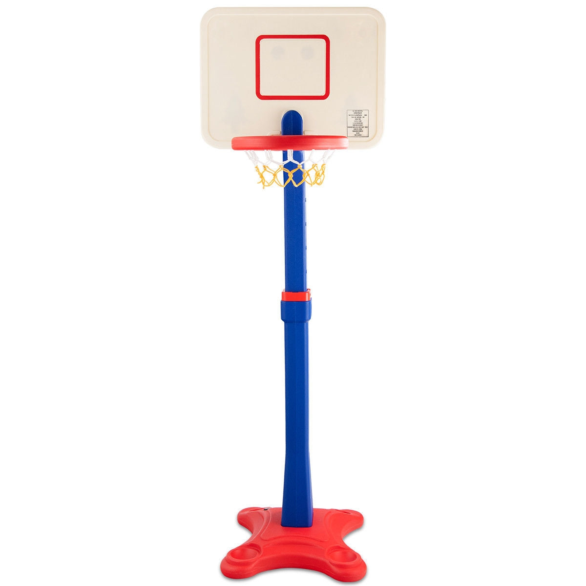 Kids Adjustable Height Basketball Hoop Stand Kids Crystal
