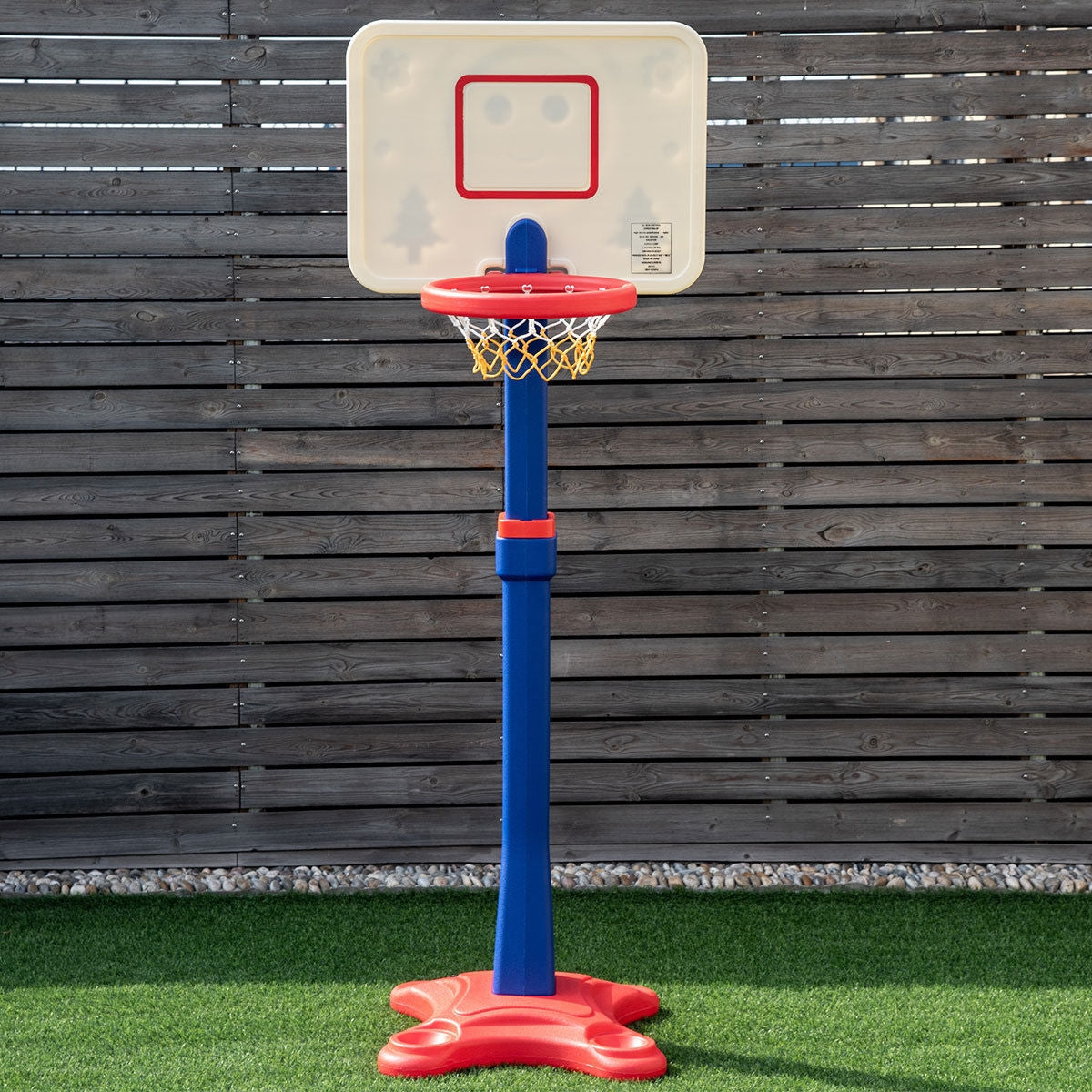 Kids Adjustable Height Basketball Hoop Stand Kids Crystal