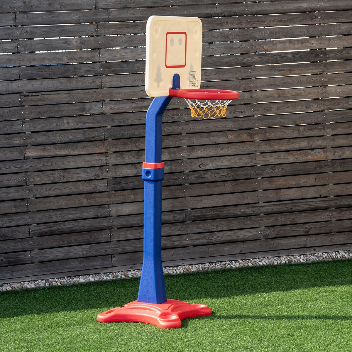 Kids Adjustable Height Basketball Hoop Stand Kids Crystal