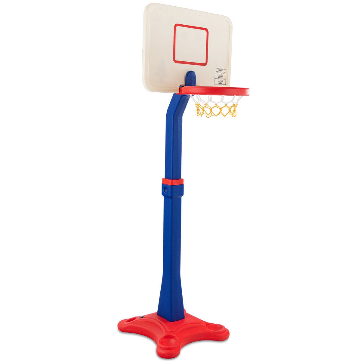 Kids Adjustable Height Basketball Hoop Stand Kids Crystal
