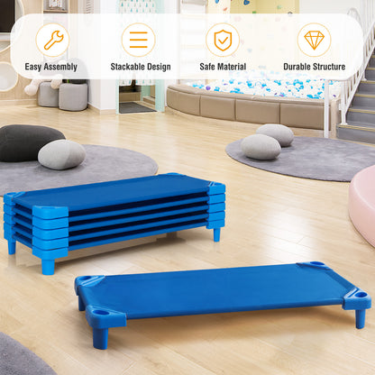 52 Inch x 23 Inch Pack of 6 Kids Stackable Daycare Rest Mat