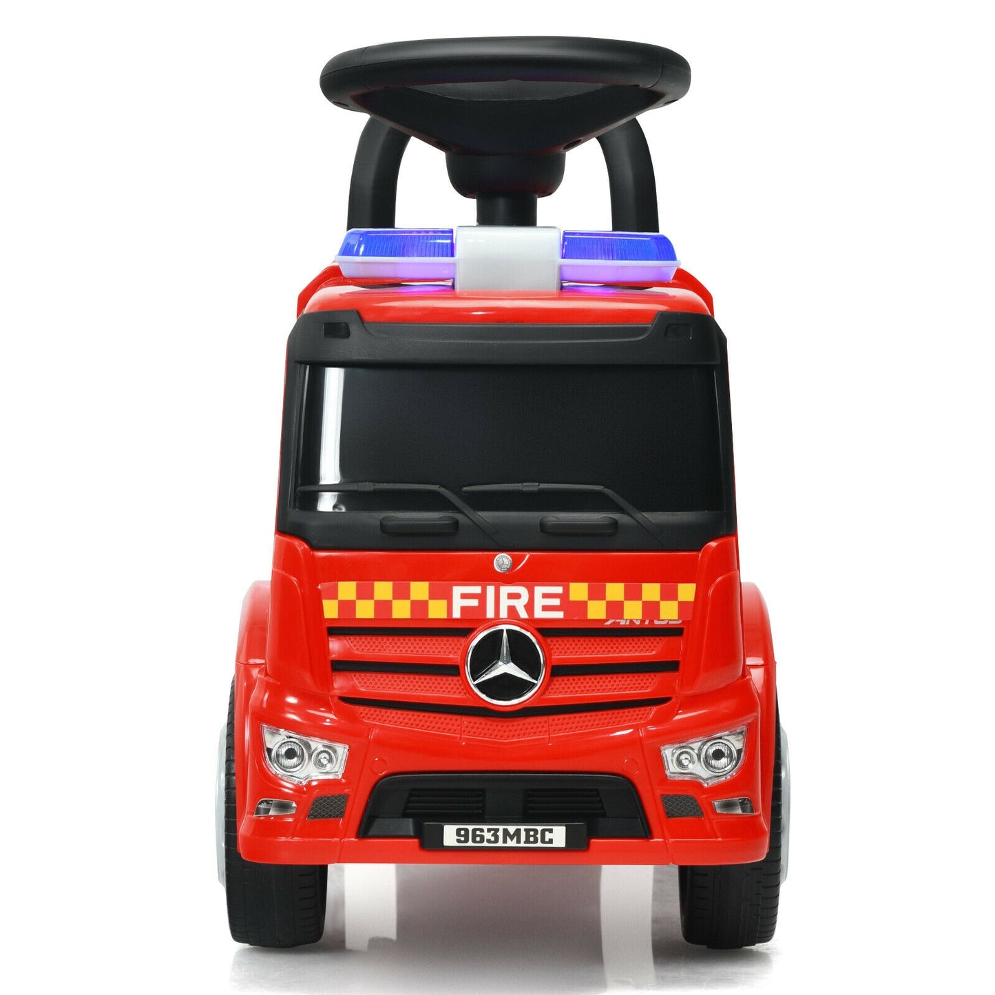 Licensed Mercedes Benz Kids Fire Engine Racer-Red Kids Crystal