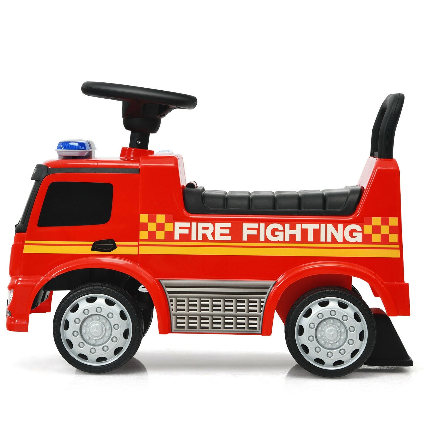 Licensed Mercedes Benz Kids Fire Engine Racer-Red Kids Crystal