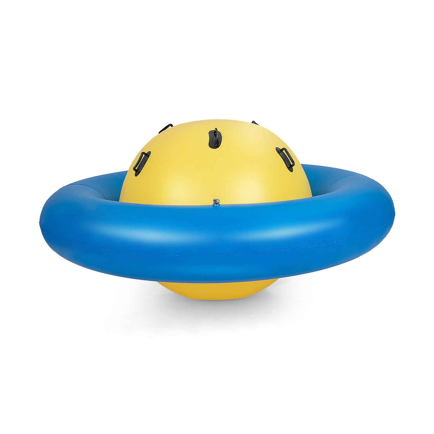 7.5 Foot Giant Inflatable Dome Rocker Bouncer with 6 Built-in Handles for Kids-Blue Kids Crystal