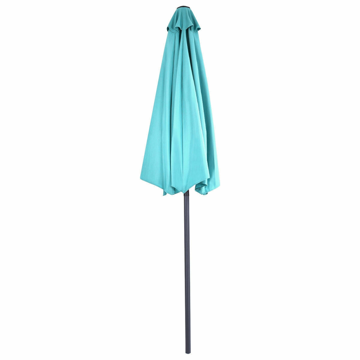 9Ft Patio Bistro Half Round Umbrella -Turquoise Kids Crystal