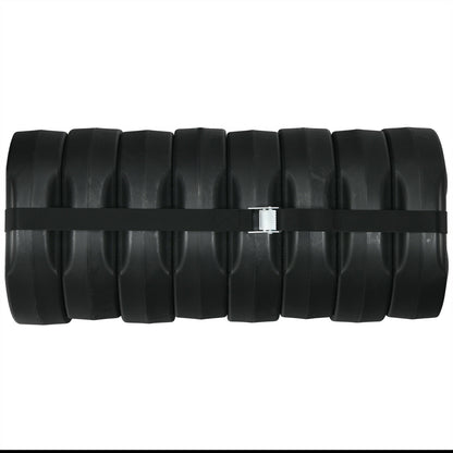 Set of 8 Canopy Weights 40lbs Weight Plate Kit with No-Pinch Design