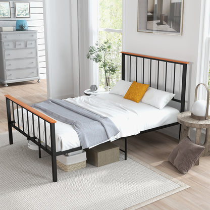 Full/Queen Bed Frame with Headboard and Footboard-Full Size