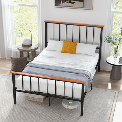 Full/Queen Bed Frame with Headboard and Footboard-Full Size