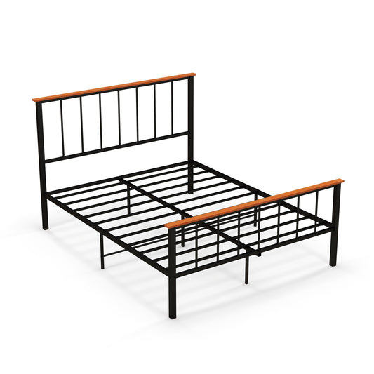 Full/Queen Bed Frame with Headboard and Footboard-Queen Size Kids Crystal