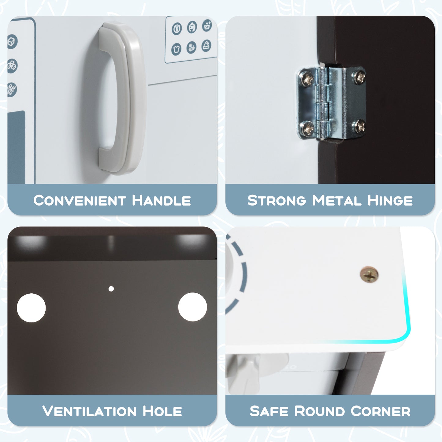 Kids Pretend Play Kitchen Cooking Set with Simulated Sound Kids Crystal