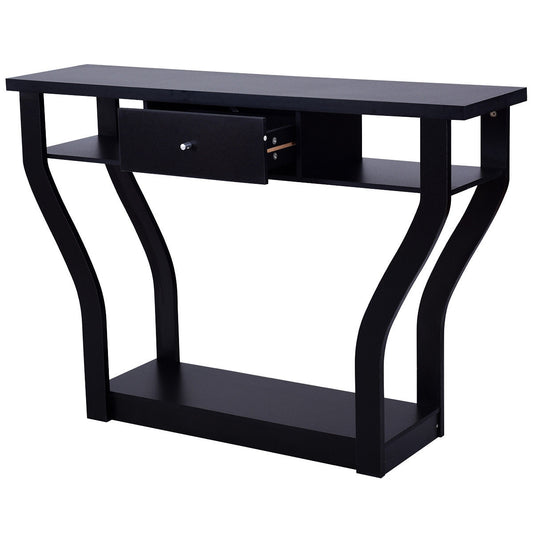 Modern Sofa Accent Table with Drawer Kids Crystal