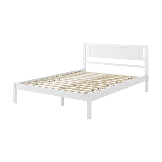Twin/Full/Queen Size Wood Bed Frame with Headboard and Wooden Slats Support-Queen Kids Crystal