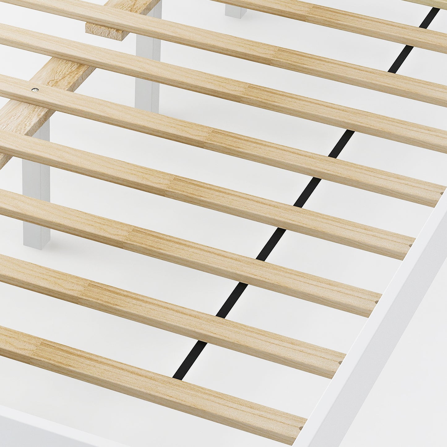 Twin/Full/Queen Size Wood Bed Frame with Headboard and Wooden Slats Support-Queen Kids Crystal