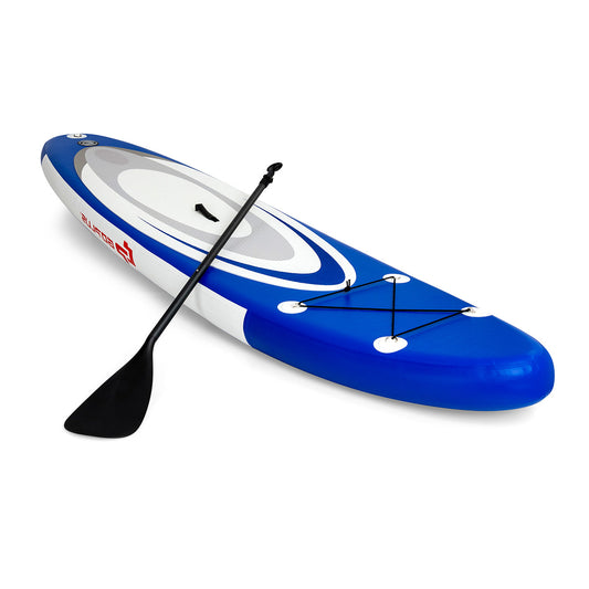 10 Feet Inflatable Stand Up Paddle Surfboard with Bag Kids Crystal