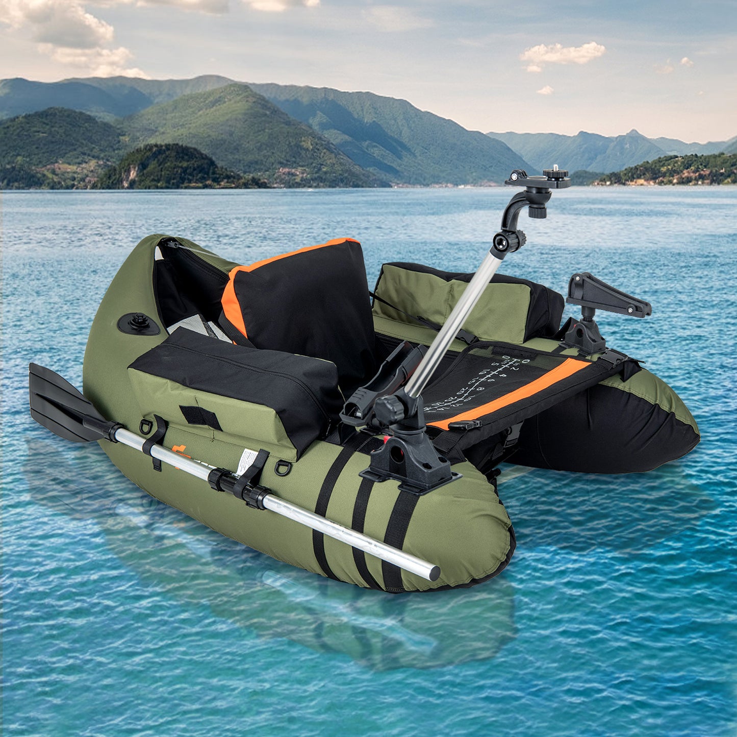 360° Rotatable Fishing Boat Kayak Accessory Set of 3 Kids Crystal