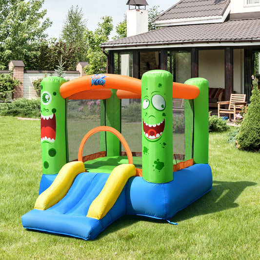 Inflatable Bounce House Jumper Castle Kid's Playhouse without Blower Kids Crystal