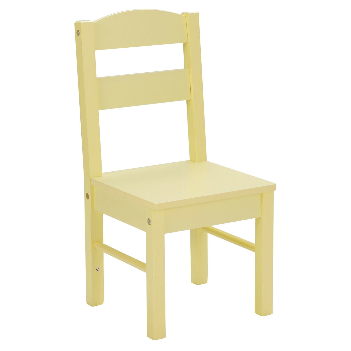 5 Pieces Kids Pine Wood Multicolor Table Chair Set-Multicolor Kids Crystal