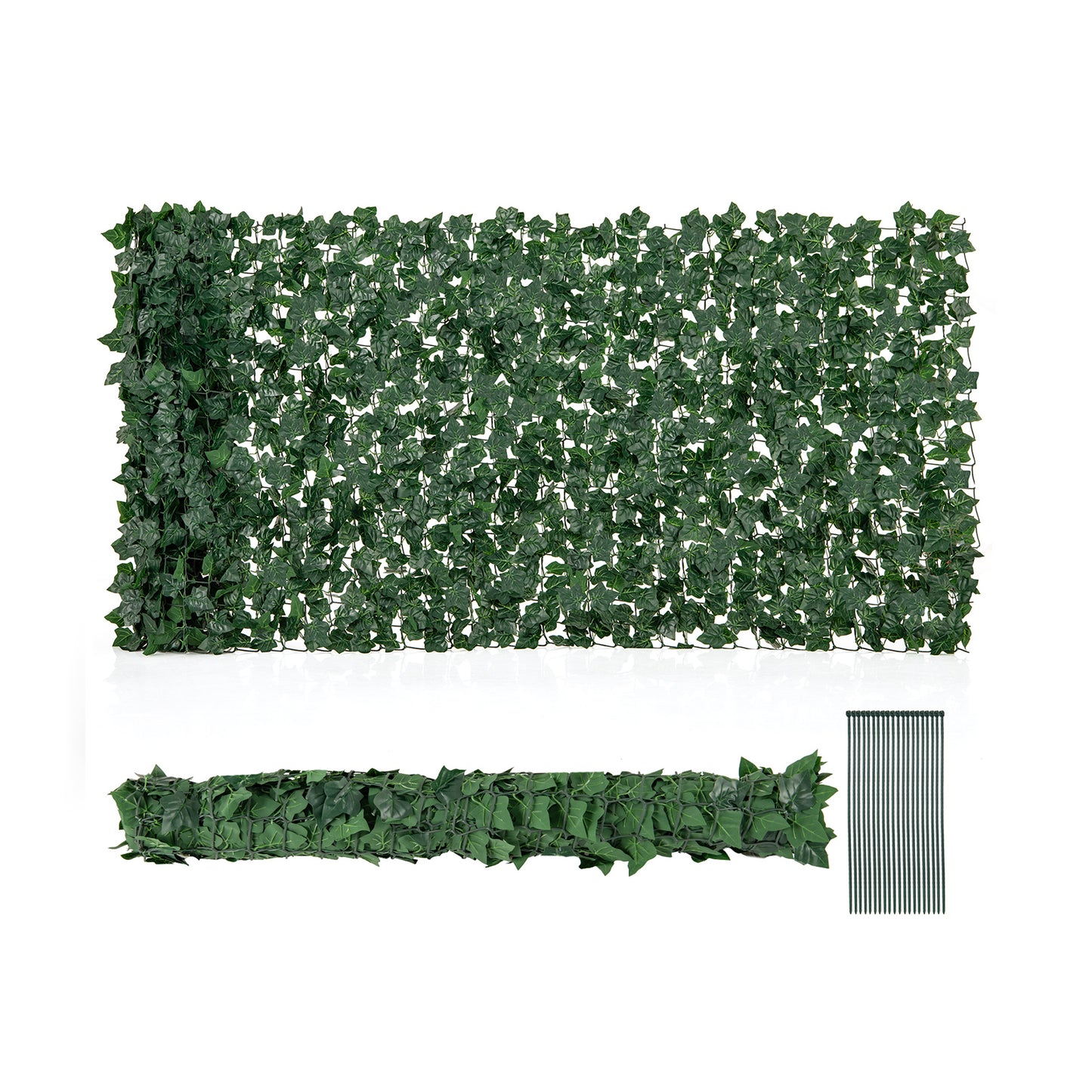 120 x 40  Inch Artificial Ivy Privacy Fence Kids Crystal
