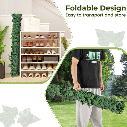 120 x 40  Inch Artificial Ivy Privacy Fence