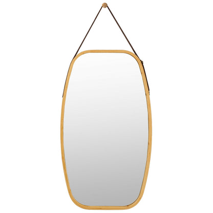 30 Inch Modern Rectangle Wall Hanging Framed Mirror