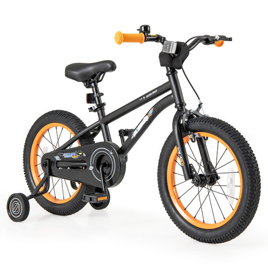 16-Inch Kids Bike Sport Bicycle for 4-7 Years Old with Adjustable Seat and Reflectors-16 inches Kids Crystal