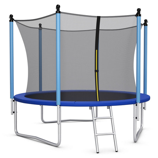 Outdoor Trampoline with Safety Closure Net-15 ft Kids Crystal