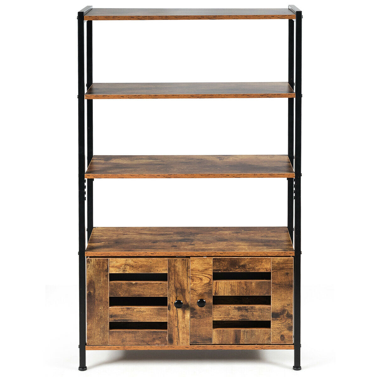 Industrial Storage Shelf with 2 Shutter Doors Kids Crystal