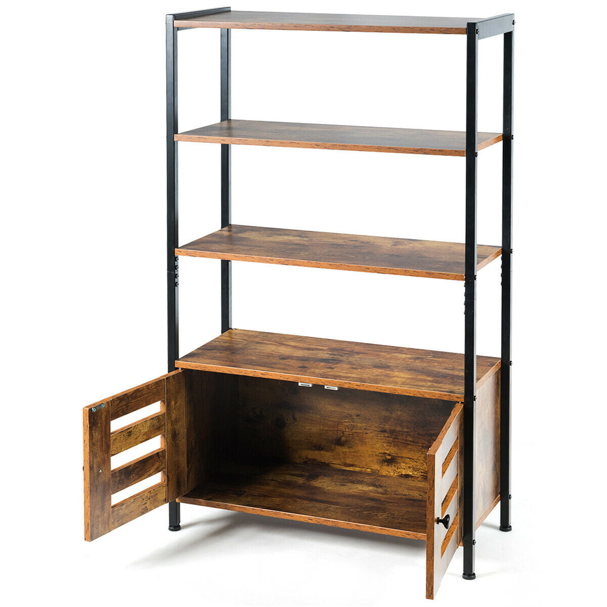 Industrial Storage Shelf with 2 Shutter Doors Kids Crystal