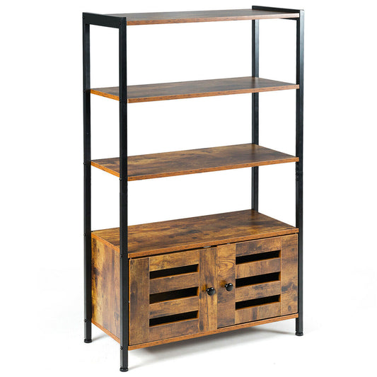 Industrial Storage Shelf with 2 Shutter Doors Kids Crystal