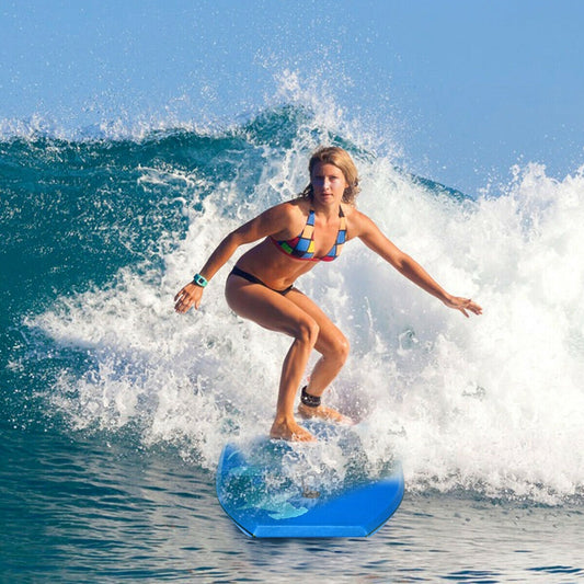 Lightweight Super Bodyboard Surfing with EPS Core Boarding-M Kids Crystal