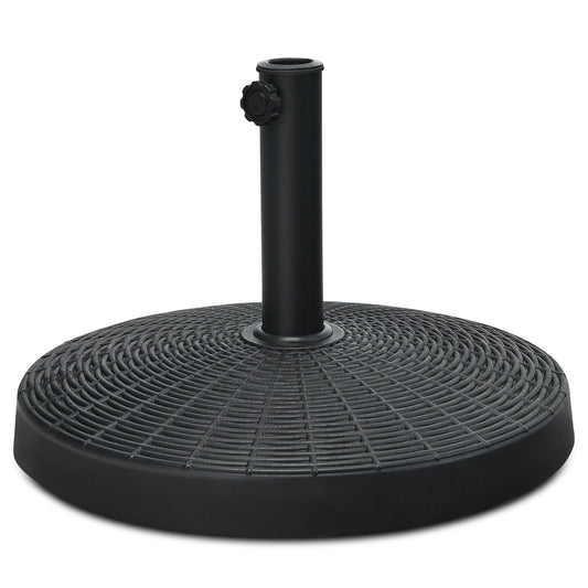 49 LBS Patio Resin Umbrella Base Stand for Outdoor Kids Crystal