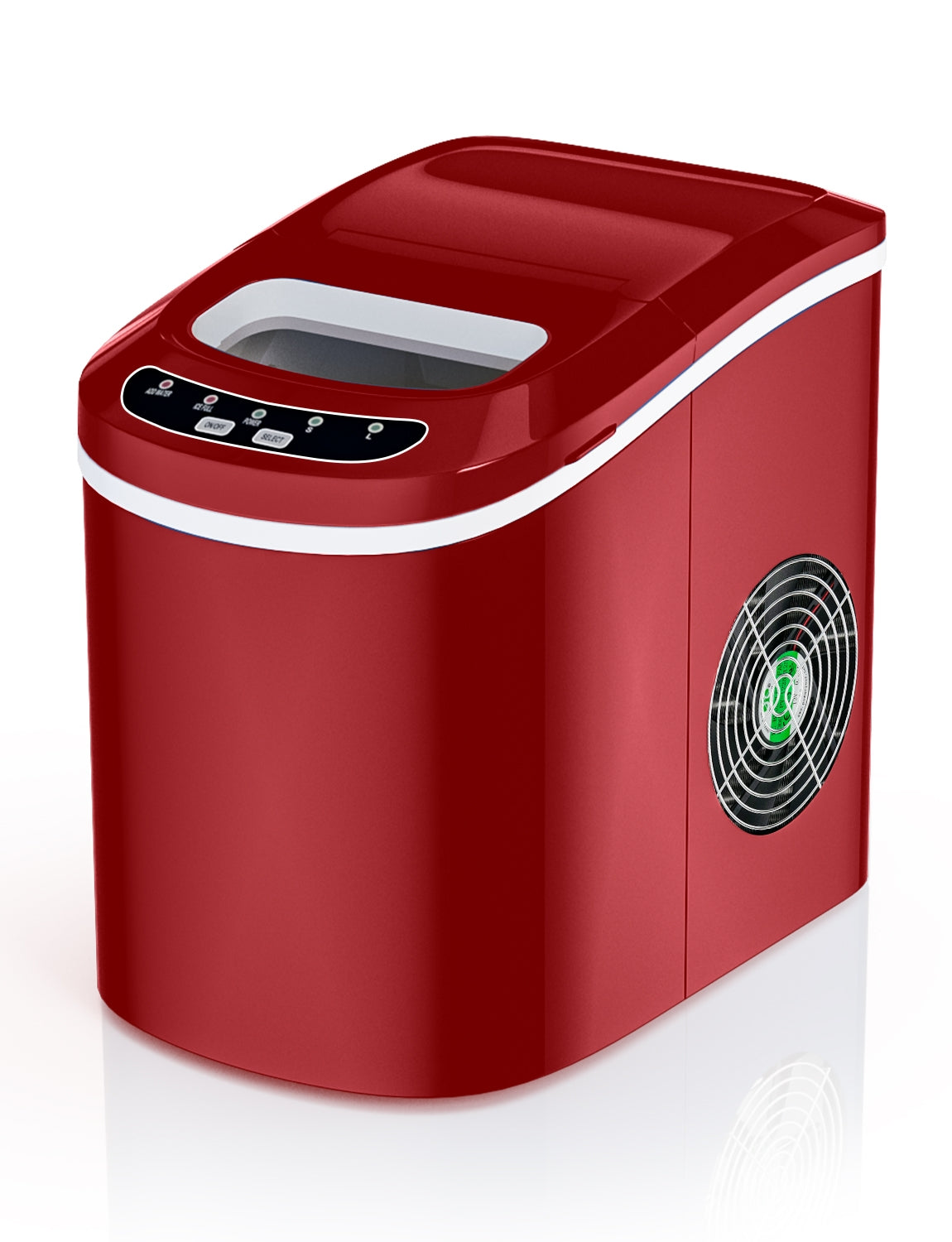 Mini Portable Compact Electric Ice Maker Machine-Red Kids Crystal
